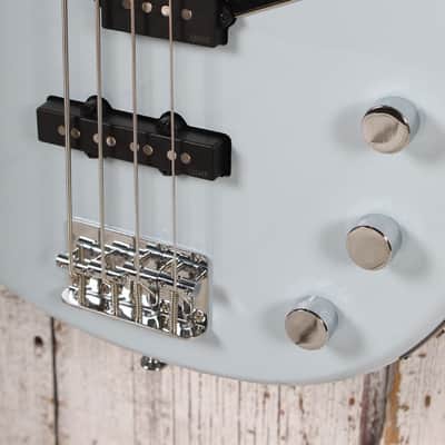 Yamaha BB434 BB400 Series Bass 4 String Electric Bass Guitar Ice Blue image 4