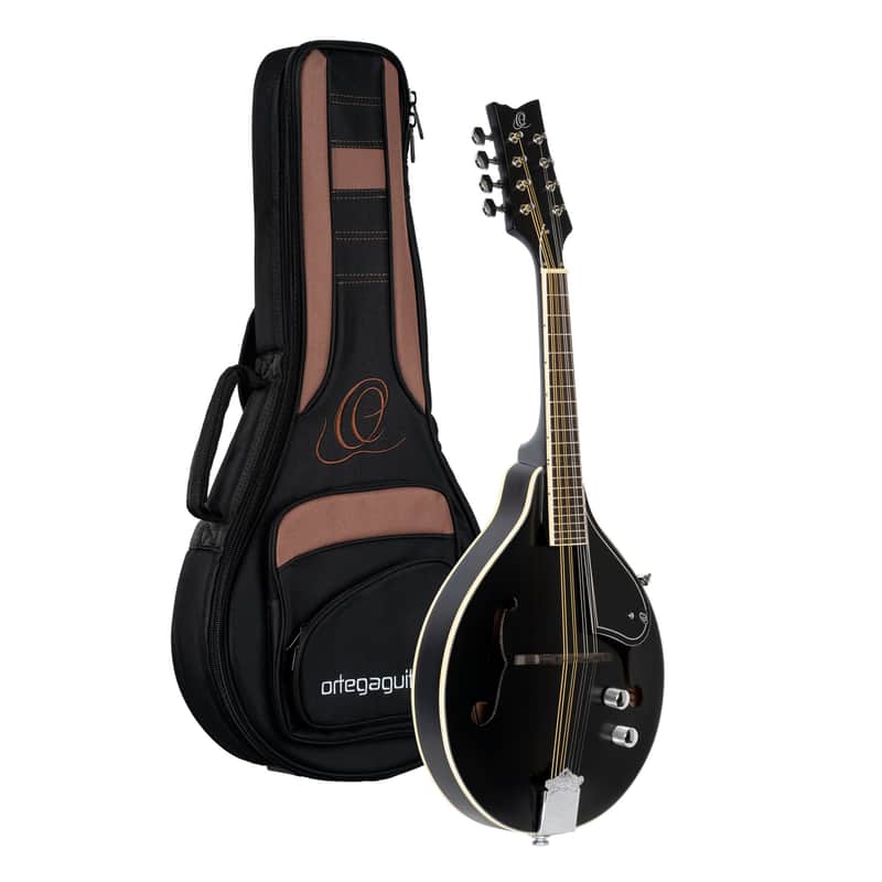 Ortega RMAE40SBK A-Style Series Spruce Top Maple Neck 8-String Mandolin w/Gig Bag image 1