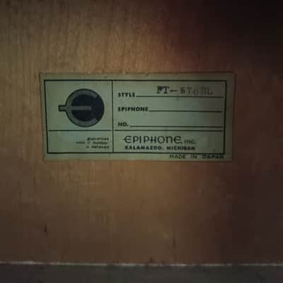 Epiphone FT-570BL (1974) image 11