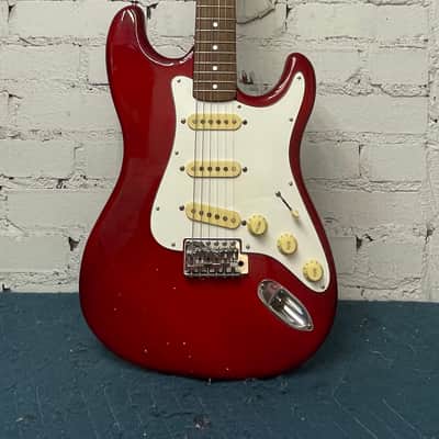 Memphis Stratocaster MIJ Electric Guitar c.1980 | Fresh Setup | Original Pickups | Candy Apple Red image 1