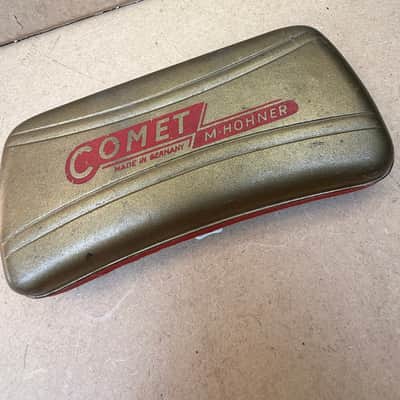 Hohner Vintage Hohner Comet Harmonica With case image 8