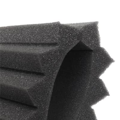 6 x  Soundproof Acoustic Foam Panels (Black) image 3
