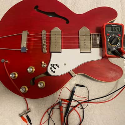 Epiphone Casino Guitar Red and Black Color 2024 image 13