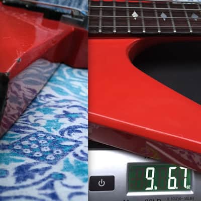 B.C. Rich Ironbird Neck-Tru Bass 1980s Ferrari Red image 11