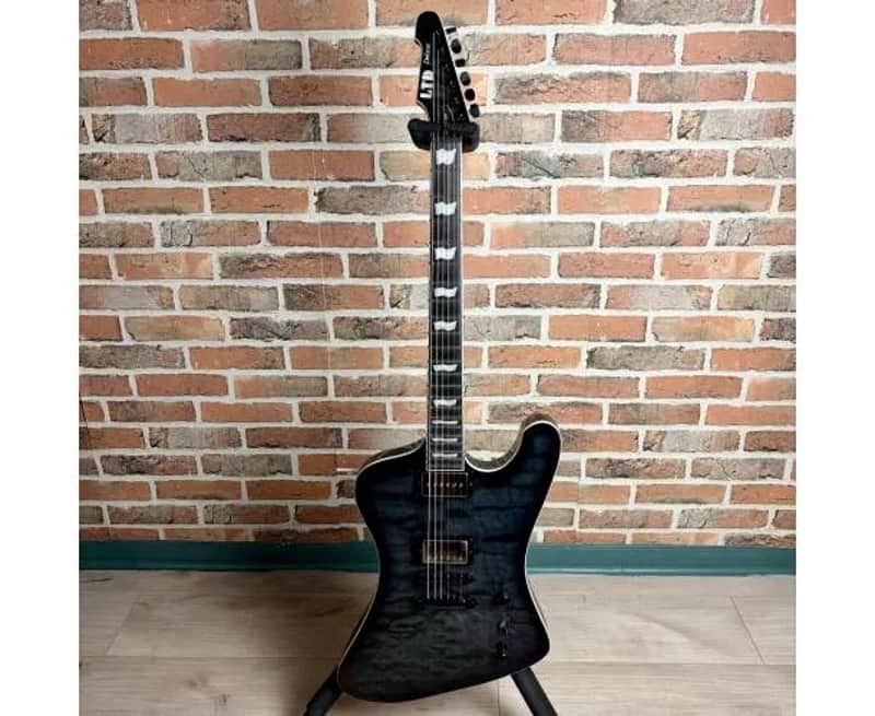 LTD - DELUXE PHOENIX 1000 QM SEE THRU BLACK SUNBURST + HOUSSE TOBAGO image 1