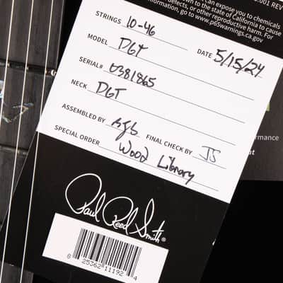 PRS Eddie's Guitars Wood Library DGT (David Grissom Trem)/Mahogany Neck - Aquableux Purple Burst image 24