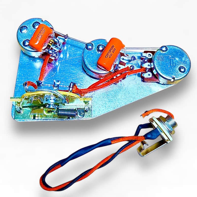 5 way Stratocaster Wiring Harness with Special Tapered Pots image 1