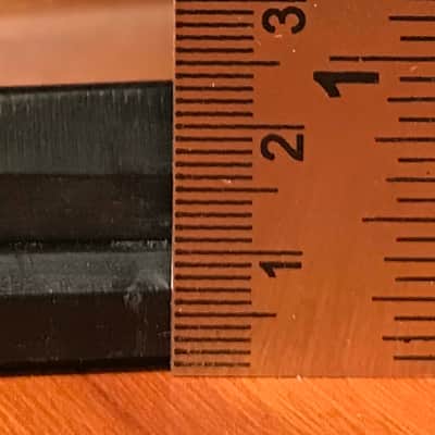 Archtop Bridge Ebony Black Gabon-Ebony-Archtop-Guitar-Bridge-W-Saddle-Gold-Plated-Hardware image 8