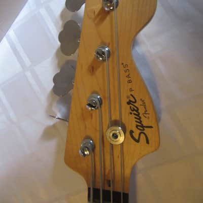 2011 Squire by Fender P-Bass Affinity Series 4-String Bass Guitar image 8
