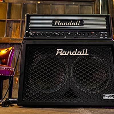 Randall RD212-V30 Diavlo Series 2 X 12-Inch Vintage 30 Angles Baffled 130-Watt Guitar Cabinet image 7