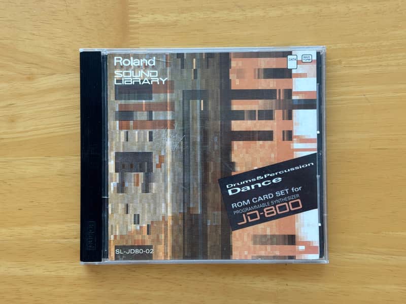 Roland SL-JD80-02 Drums & Percussion Dance ROM Card SET // JD-800 & 990 image 1
