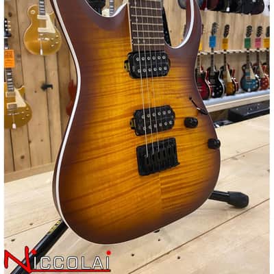 Ibanez RGA42FMDEF Dragon Eye Burst Flat image 5