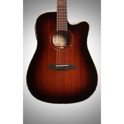 Alvarez MDA66CESHB Masterworks Dreadnought Acoustic-Electric Guitar, Sunburst, Open Box (Very Good) image 3