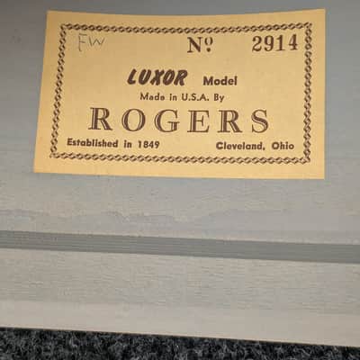 Rogers Luxor 1961-1962 - Gold and black duco image 2