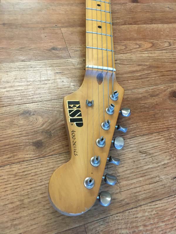 ESP 400 Series Vintage 80s Japan Lawsuit Strat - Matt Black