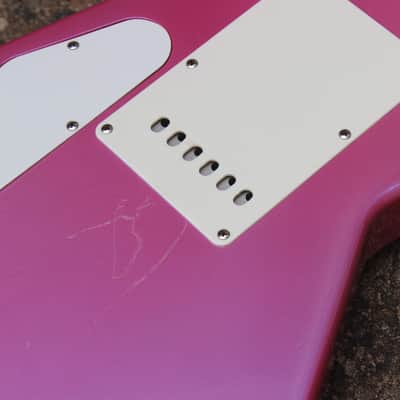 1980's Yamaha EX-1 Explorer Electric Guitar Made in Japan (Pink