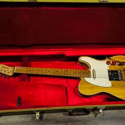 MyDream Partcaster Custom Built - Honey Gold Ash Chambered Alder Tapped Coil image 5