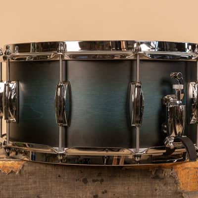 Gretsch Renown 6.5x14 Satin Antique Blue Burst Snare Drum image 3