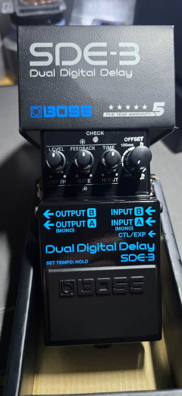 Boss SDE-3 Dual Digital Delay 2024 - Present - Black image 1