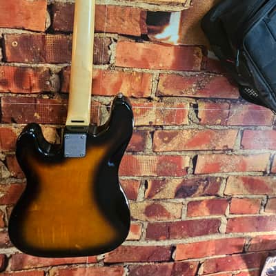 Silvertone P-Style Electric Bass - Sunburst image 9