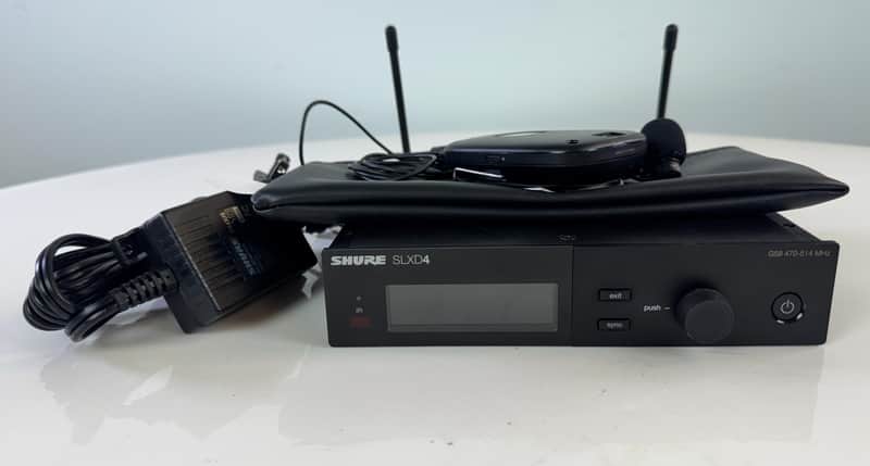 dbx SLXD4 G58 Wireless System with SLXD1 Lavalier Pack and Microphone 470-514 MHz image 1