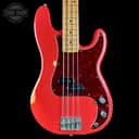 Used 2009 Fender Road Worn 50s P Bass Fiesta Red TSU25268
