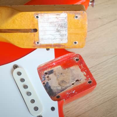 1983 Fender Stratocaster '57 Reissue Fullerton American Vintage Fiesta Red w/ohc, Hangtags image 16