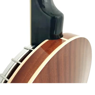 Caraya 4-String Mahogany Body Resonator Tenor Banjo - Natural BJ004 image 10