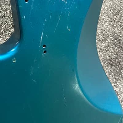 1992 G&L CLF Research L-1000 Bass Body Emerald Green Metallic image 7