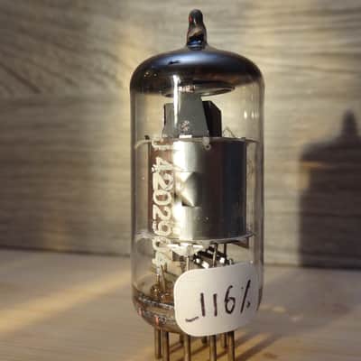 Rare NOS 1972 TELEFUNKEN ef86 silver MEDICAL grade SUPER STRONG tube preamp limiter tube mic U67 image 9