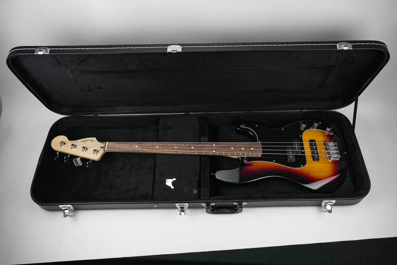 Fender Precision Jazz Bass with Maple Fretboard 2022 - 3-Color Sunburst image 1
