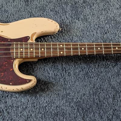 Fender Flea Artist Series Road Worn Signature Jazz Bass 2016 - Present - Shell Pink image 5