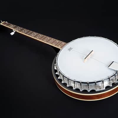 Oscar Schmidt OB5 Blue Grass Remo Head Mahogany Back Nato Neck Wood 5-String Resonator Banjo image 1