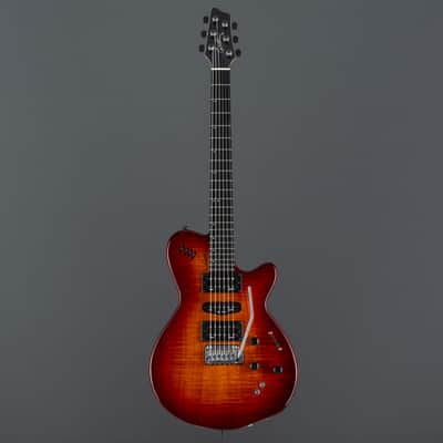 Godin xtSA Light Burst Flame incl. Gigbag - Electric Guitar image 2