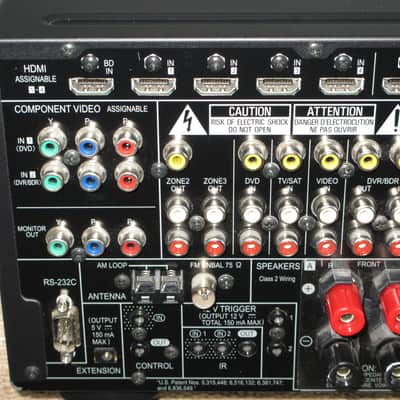 Pioneer Elite Receiver VSX-33 (2010) Black - 7 x 110 watts/channel, iphone & bluetooth, Sirius ready image 5