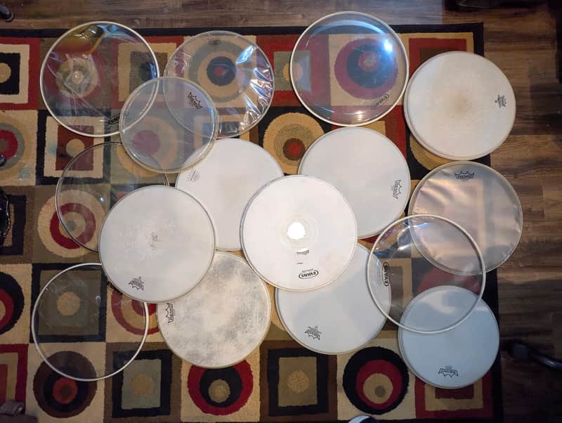 Remo Drum heads: batter side & resonant side image 1