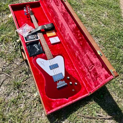 Gibson Non Reverse Thunderbird Bass Guitar 2022 - Sparkling Burgundy image 1