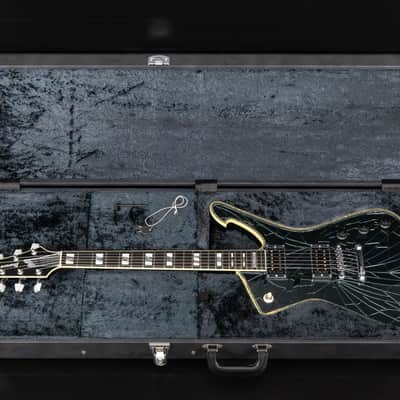 Ibanez PS3CM Paul Stanley Signature - Black Cracked Mirror image 3