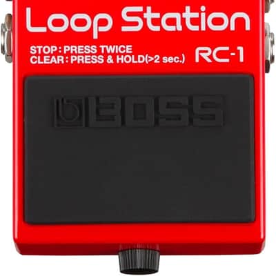 Boss RC-1 Loop Station Pedal | Industry Standard Simple Looper for Guitar, Bass, Keyboards & More | 24-Segment LED Indicator | 12 Minutes of Record Time | Record, Playback, Overdub, Undo & Redo Loops image 1