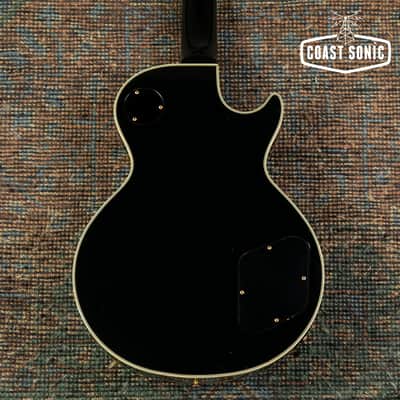 1990 Greco LEFT HAND EGC600 Made in Japan Black Beauty Custom Fujigen Lefty image 3