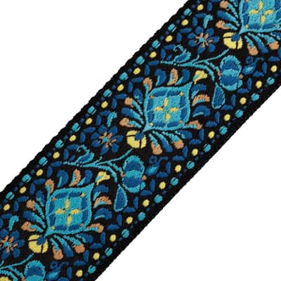 Levy's 2" 60's Hootenanny Jacquard Weave Guitar Strap image 4
