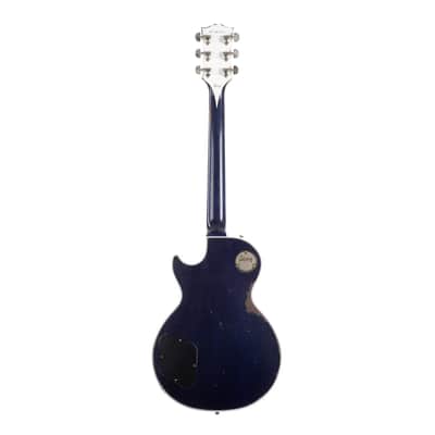 Gibson Custom Les Paul Custom Murphy Lab Heavy Aged AAAA Flame Top - Nordic Blue image 4