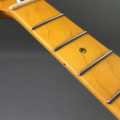 Loaded Custom NOS Relic Rock Maple Guitar Neck Strat Amber Nitro CBS Bullet Truss Rod + Gotoh MIJ Tuners image 18