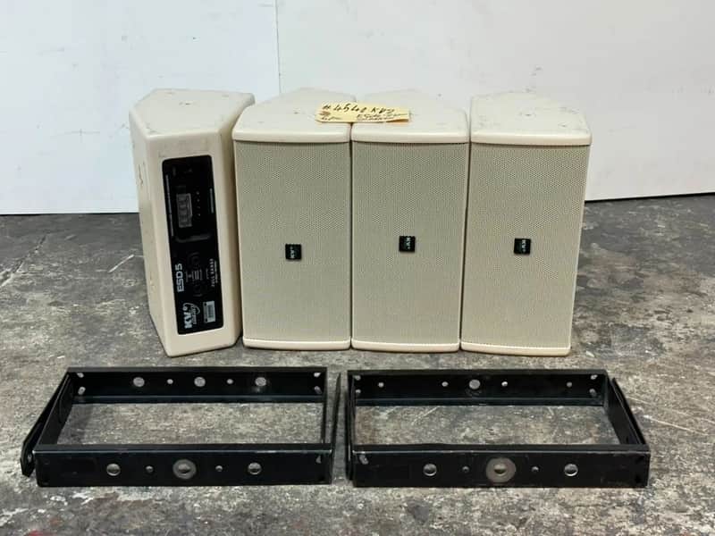 (4) KV2 Audio ESD5 Beige 5" 2-Way Passive Full Range Speaker W/ Yoke #4540 THS image 1