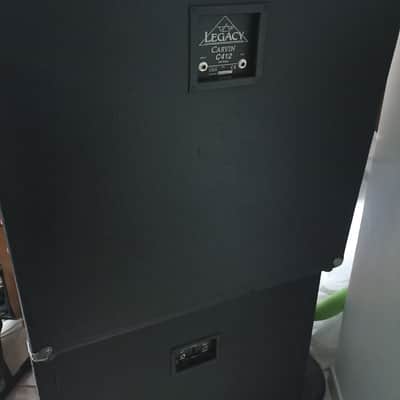Carvin Legacy Steve Vai C412 4x12 Guitar cabinet With Eminence Legend Speakers  Black And Brown Tolex image 7