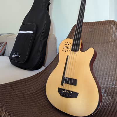 Godin A4 Ultra Fretless 2000s - Natural image 2