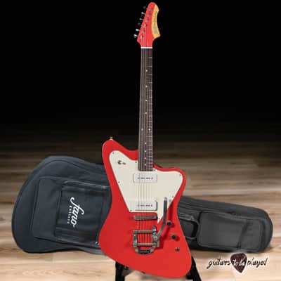 Fano PX6 Alt de Facto P-90 Guitar w/ Bigsby – Fiesta Red | Reverb