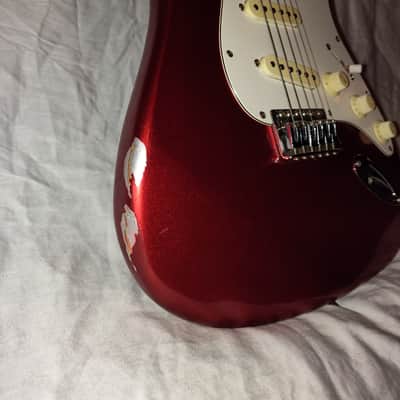 Samick Samickaster 1994 - Red Sparkle + Gig Bag image 4