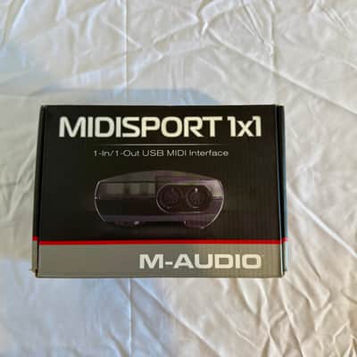 M-Audio MidiSport 1x1 USB MIDI Interface 2010s - Black image 2