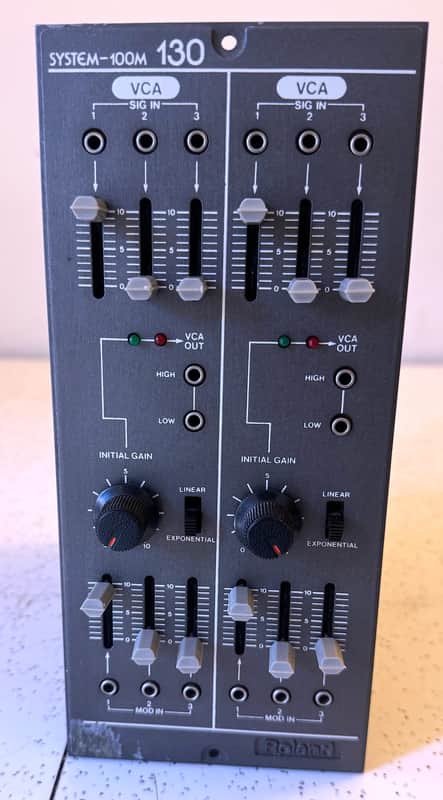 Roland System 100M Dual VCA Module 130 - 1980